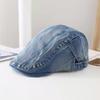 Women's Korean Style Duckbill CapinsTrendy Brand Versatile Beret British Retro Chic Hat Reversible Forward Hat Men's Trend