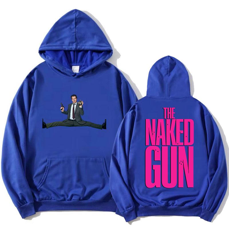The Naked Gun Movie Hoodies Long Sleeve Fashion Hooded Sweatshirts Casual Autumn Fleece Female Pullovers Film Graphic Print Tops