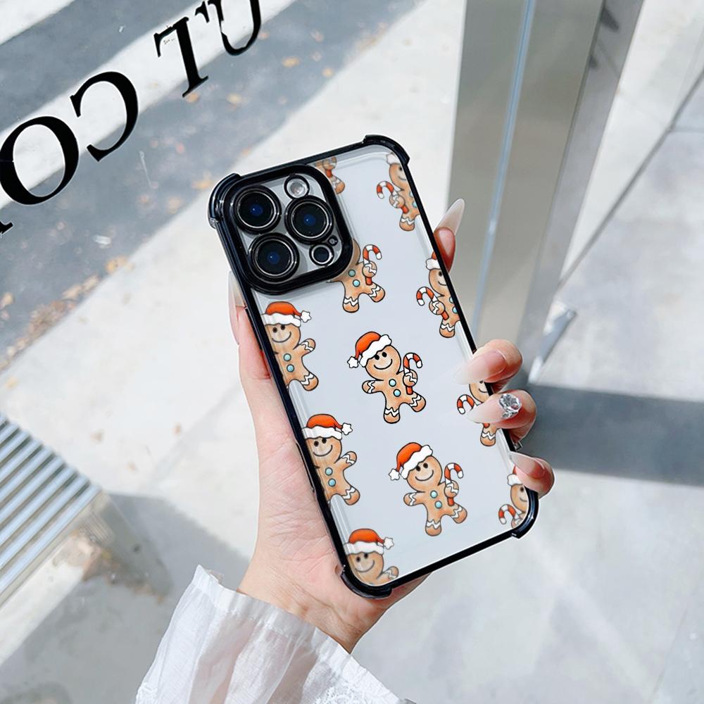 Ae104 Christmas Tree Merry Christmas Electroplated TPU Phone Cases for A20s A54 A12 A14 S22 S23 S24 Ultra A55 A15 S21 FE Four Corner Protection Cover