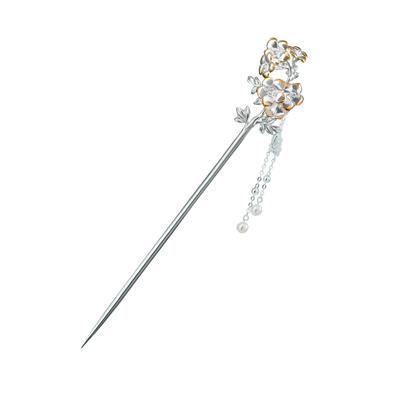 Kanzashi Single Hair Ornament for and Traditional Japanese Summer Flower Pearl and Miaomyao [Miaomyao] Hairpin, Kimono, Yukata, Clothing, Design,