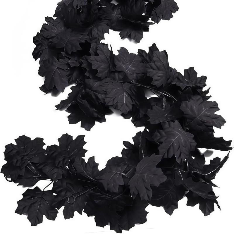 Fall Hanging Vine Decors, 200 Cm Artificial Garland for Halloween Door Frame Styling, Wall Accent, Entryway Display