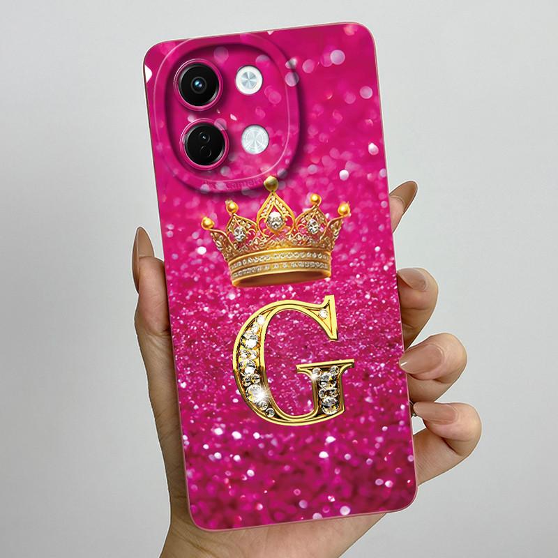 For Tecno Spark 30 5G Case KL8 Phone Cover Crown Letter Soft Silicone Funda for Techno Spark 30 5G Back Shell Spark30 5G Bumper