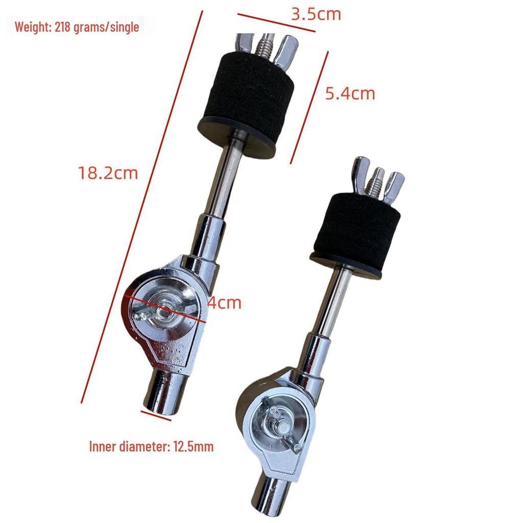Drum Rack Adapter: Cymbal & Hi-Hat Stand Extension Clamp