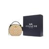 Coach Canteen Series Classic Double Zipper Closure Letter Print Faux Leather Crossbody Bag Women bags Khaki CC729-IMUOH