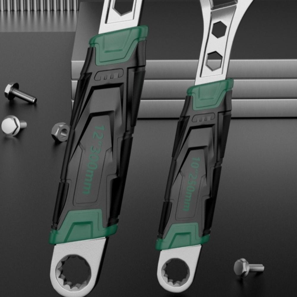 Long Handle Universal Spanner Anti-Slip Clamp Wrench Useful Adjustable Wrench  Car Repair