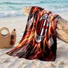 AC Mailand Print Mikrofaser Strandtuch Schnelltrocknend Saugfähig Großes Handtuch für Strand Schwimmen Reisen