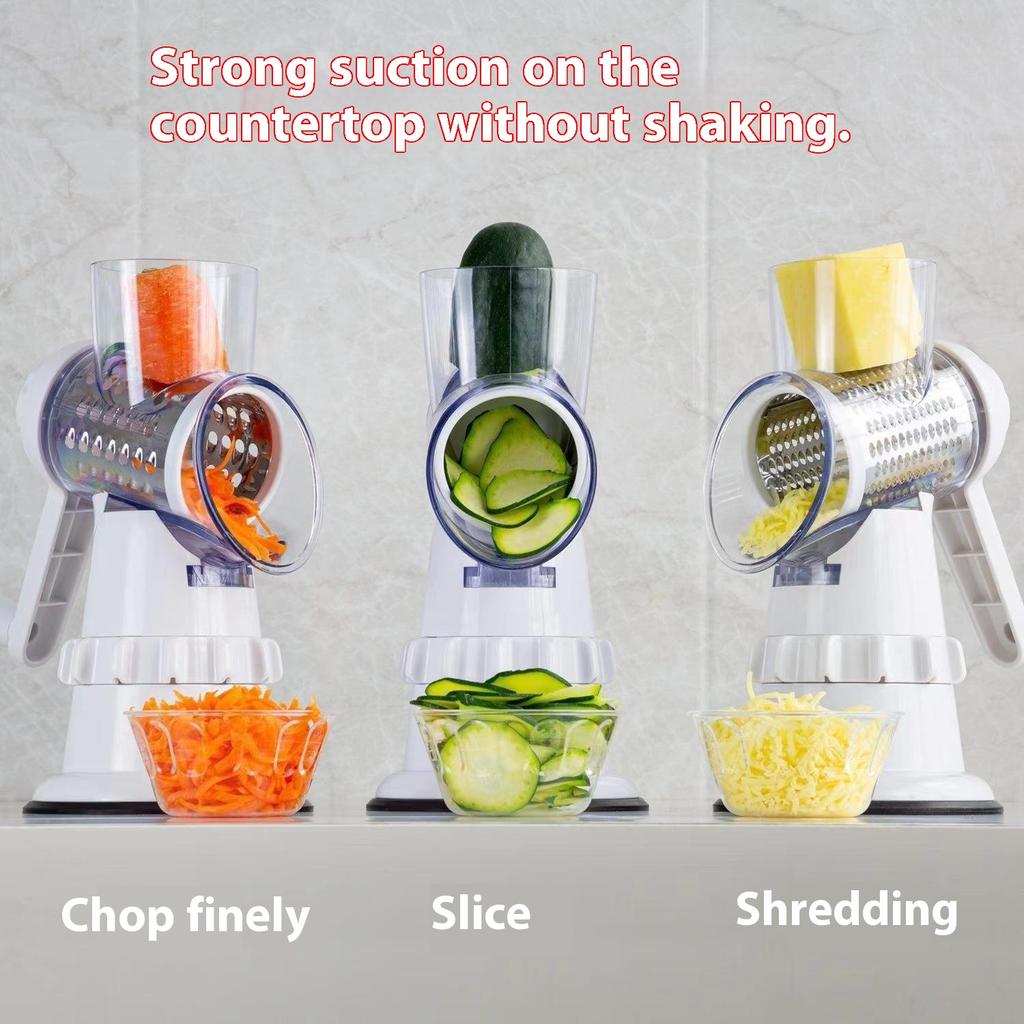 Multi-functional kitchen fruit and vegetable cutter for shredding and slicing potatoes
