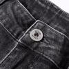 Nuovi Jeans da Uomo in Denim 2024 Skinny a Vita Media con 6 Tasche, Pantaloni a Vita Alta Elasticizzati, Pantaloni Slim Moda Uomo