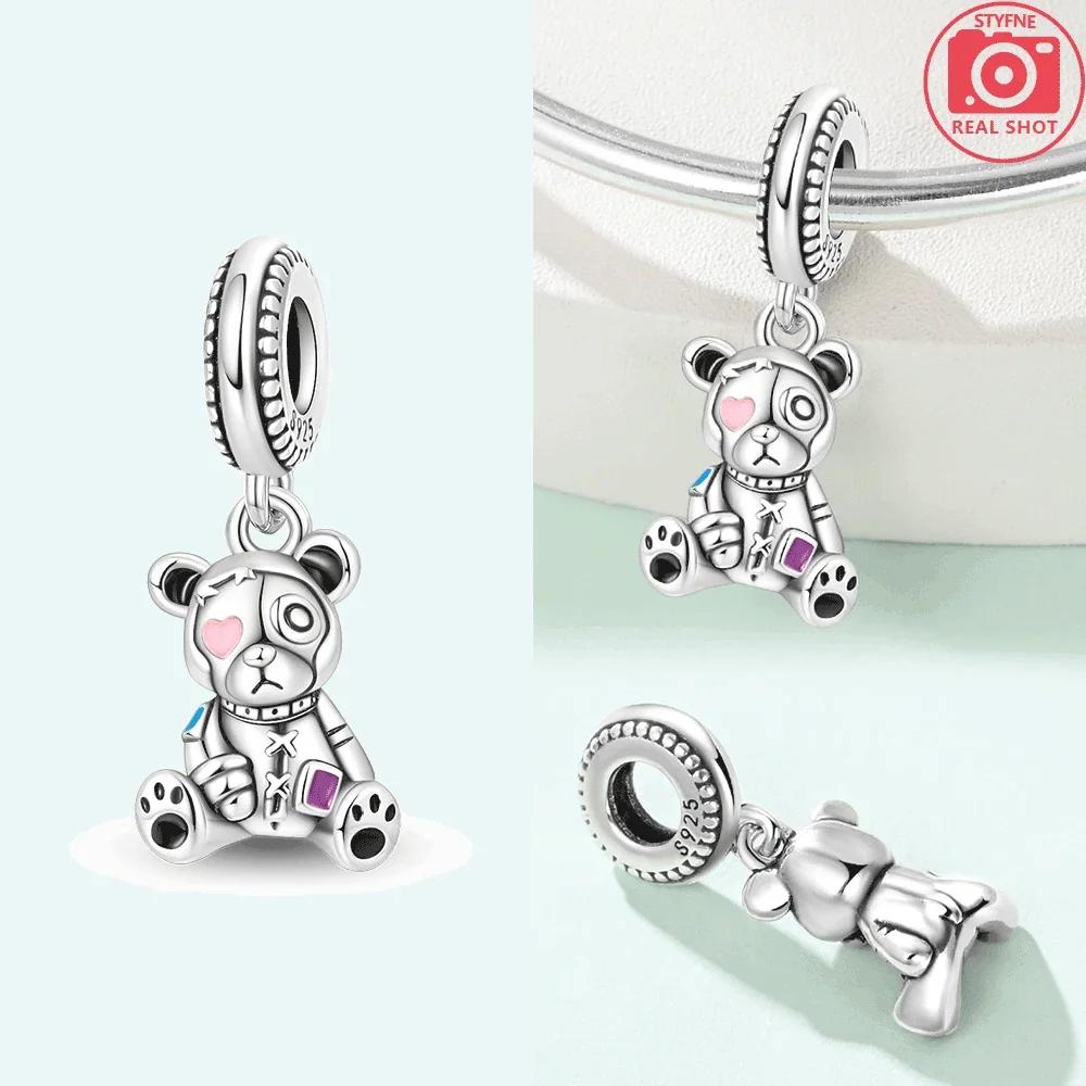 copper Charm Bead Charms Cute Cats Dogs Elephant Bear Bead Charms Compatible With Authentic Bracelets Do It Yourself Necklaces Making Accessories Wome