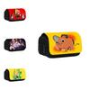 Chainsaw Man Pencil Case With Print Large Capacity Nylon Stationery Organizer For Students