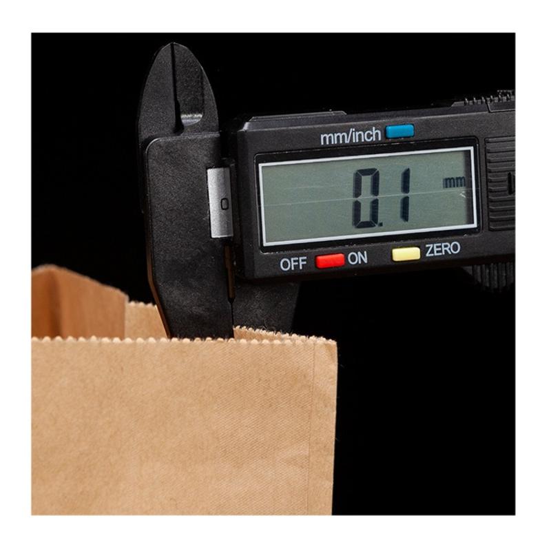 100pcs Oil Resistant Food Packaging Bag Brown Kraft Paper Coated Pockets Vegetables Fruits Bread Cookie Snack Food Toast Bread Takeaway Pouchs