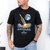 Artemis II 2026 Rocket Launch T-and Kids Tshirt Men Women Summer Cotton Clothing Fashion Round Neck Short Sleeved Top Streetwear Unisex
