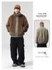2025 Autumn/Winter Men's Double-Sided Hooded Cotton Jacket - Casual Fashion Workwear Outerwear
