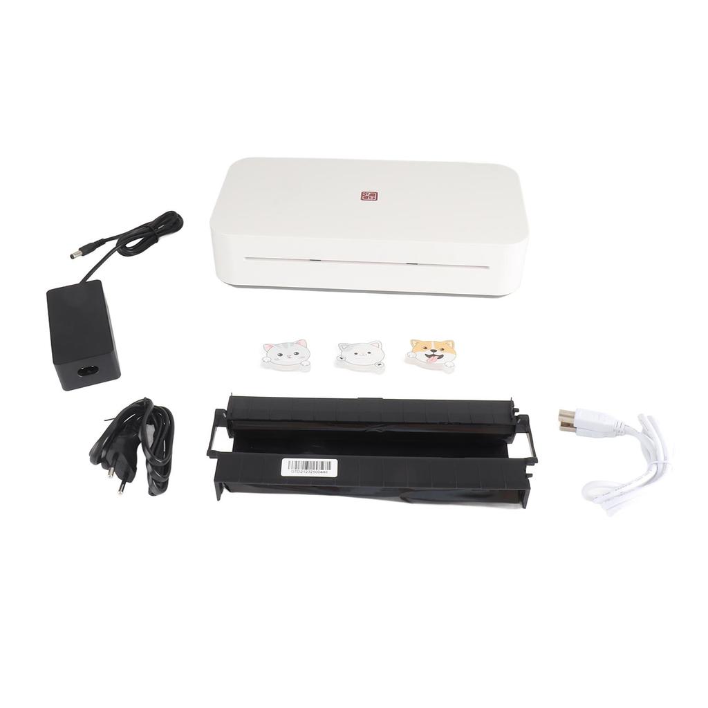 A4 Portable Thermal Transfer Printer Wireless USB Connect Connect with Mobile Computer