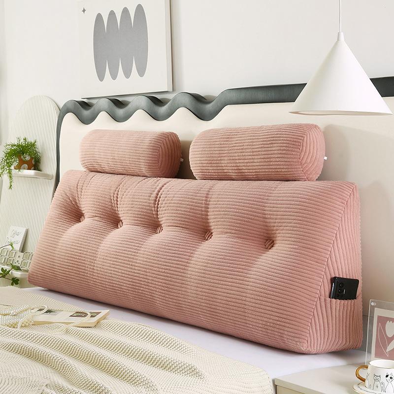 Triangle Sofa Large Backrest Headboard Pillow Cute Pillow Cojines Decorativos Floor Cushion Headrest Cushion