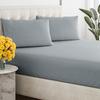 Simple Solid Color Pattern Mattress Three-Piece Digital Printing Mattress Bedding Set Adult Children