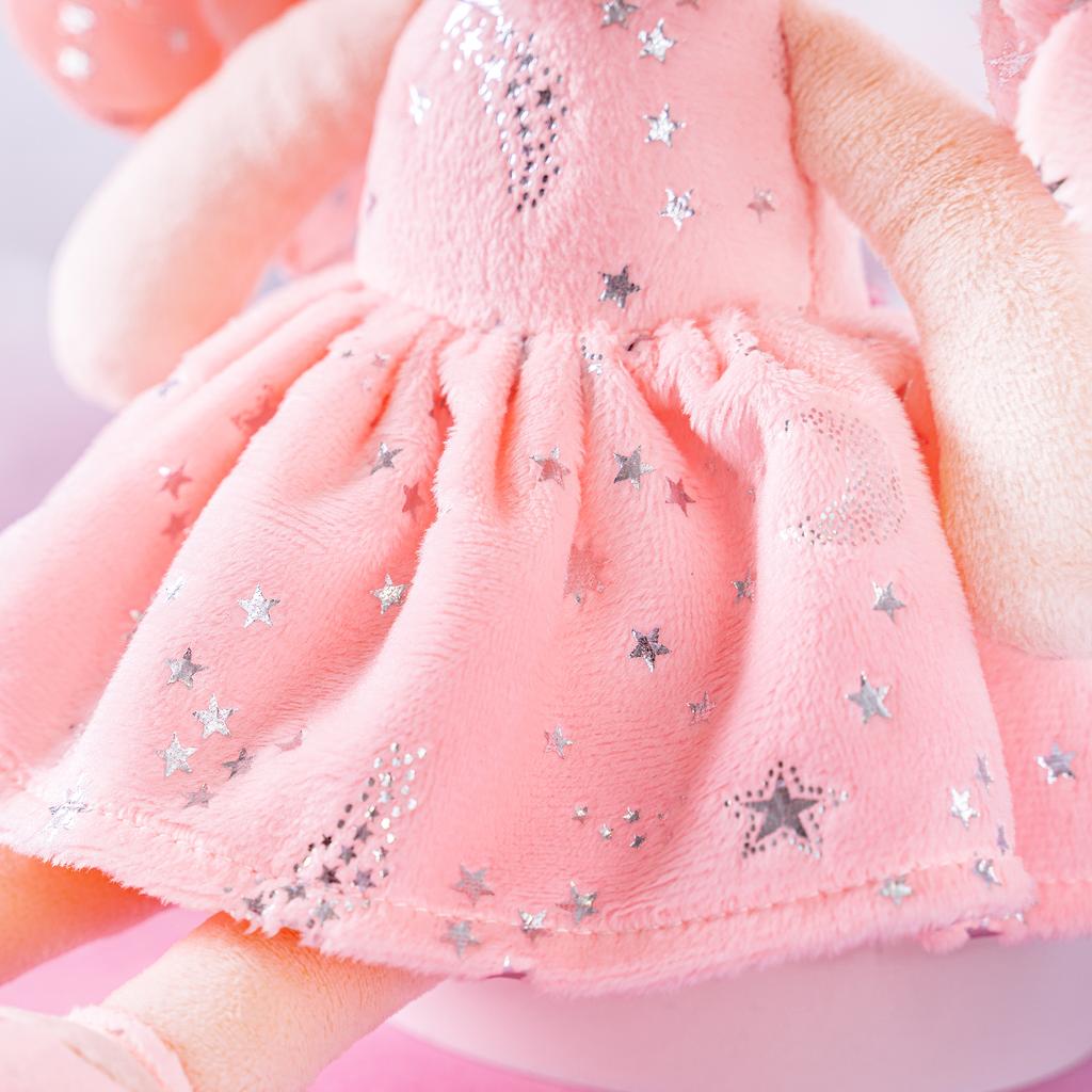 Baby Doll Curly Hair Starry Sky Series Christmas Gifts Doll Collection Ideas Baby's First Birthday Gift Coral Pink