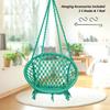 Runde Babyschaukel aus Baumwolle/Jhula für Kinder/Schaukel für Kinder für zu Hause/Jhula für Babyschaukel zum Aufhängen im Innen- und Außenbereich/Ideal für 5–15 Jahre