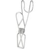 MUJI Stainless Steel Hook and Wire Pack of 2cm Wide X Deep X Silver Clips, 4, 5.5cm 9.5cm High, 38755586,