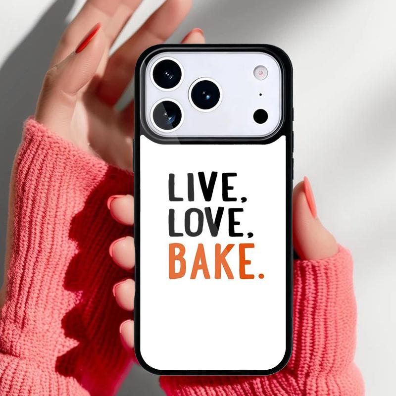 Baking Cook Chef Phone Case for iPhone 17 16 15 14 13 Pro Max Back Cover for 12 11 Pro Coque