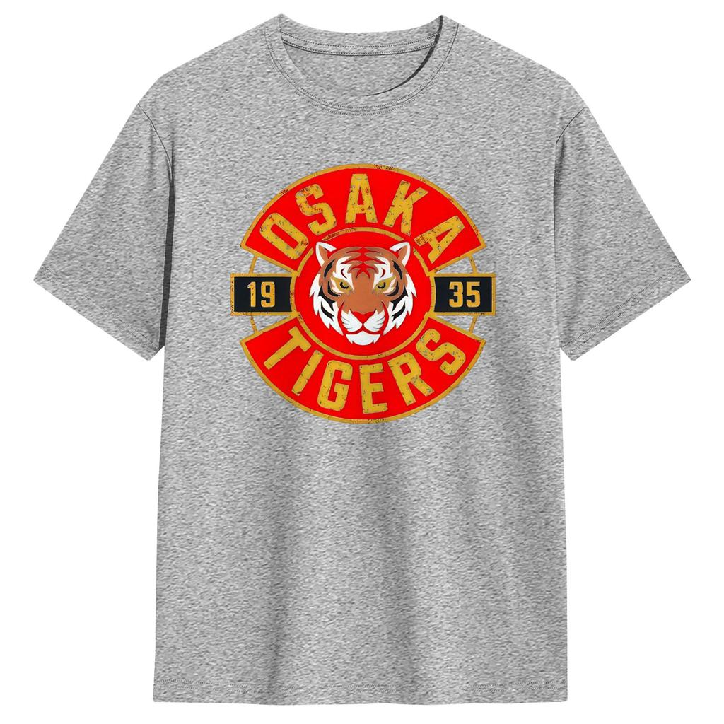 Unisex T Shirt Osaka Tigers 1935 T Shirts Popular Summer Tee Shirt Y2K Retro 100 Cotton Clothes Plus Size 5XL