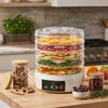 Transparent Trays Food Dehydrator Machine Stackable Trays Electric Dehydrating Machine  Dog Treats
