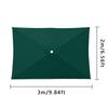 Outdoor Rectangular Parasol Cloth Garden Patio Sunshade Rainproof Sun Umbrella Replacement Cloth Heavy Duty Replacement Canopy