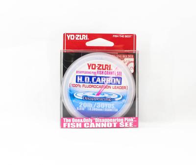 Yo Zuri HD Carbon Fluorkohlenwasserstoff Rosa 100% 30 Yards 20 Pfund R889-DP (1372)