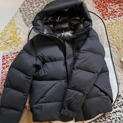 2024 Winter Black Warrior Unisex Short Down Jacket - Loose, Thick, Warm and Trendy