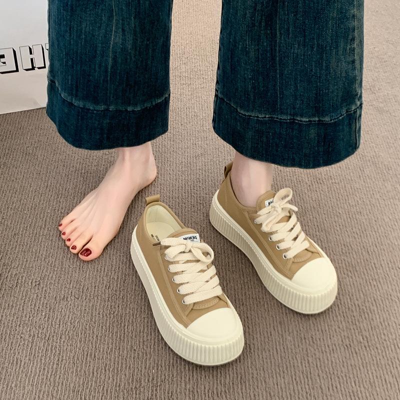 Thick-soled Women's Summer Casual Sneakers Versatile Student Sports Single Shoes