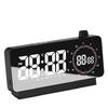 1PC 6.3"LED Digital Alarm Clock Rechargeable Battery Operated Countdown Desk Clock With Timer Temperature Date Display For Study