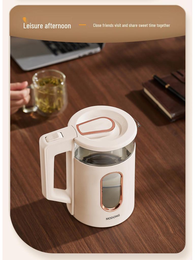 Modun Electric Glass Kettle, Auto Shut-Off, Rapid Boil, Constant Temperature, Insulated.