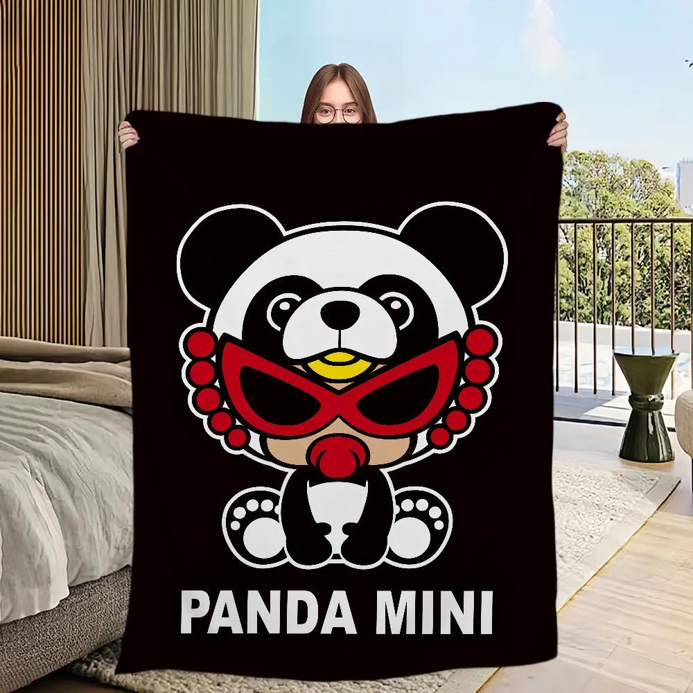 

Cozy Soft Plush Throw Blanket for Sofa Living Room Office Bedroom Travel Hysteric Gift Fashionable Flannel Home Textile 40x50in