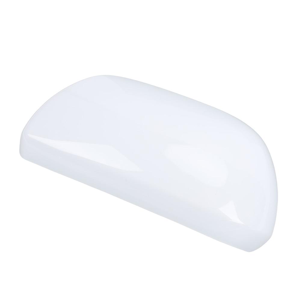 Door Side Rearview Mirror Cover Cap White Clip On Exterior Mirror Cover Trim Replacement for Toyota 2012 2020 Left
