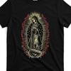 Our Lady Of Guadalupe Religious Graphic Tee Unisexs Breathable Cotton Casual Tshirt Daily Faith Apparel