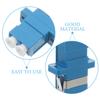 5Pcs Lc to Lc Split Fiber Adapter Flange Coupler for Networking Data Centers Telecom Optical Fiber Connectors High Stability Low
