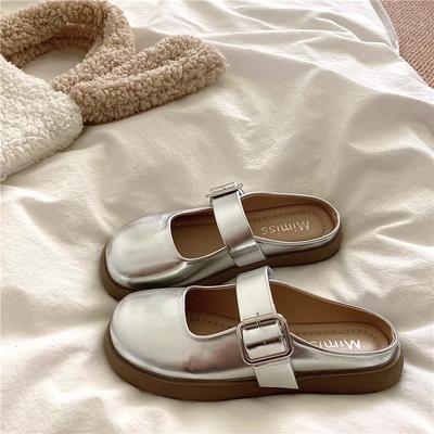 Lui avondbriesje~! Zacht stappen op stront Mary Jane sandalen dames zomer ins dragen ademend tas hoofd coole slippers