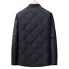 Mens Lightweight Goose Down Jacket 50% Content Hooded Casual Outerwear Mild Winter