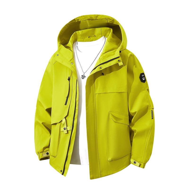 Stereometric Picture New Spring and Autumn Men's Jacket Three-dimensional Picture Workwear Outdoor Leisure Sports Hood