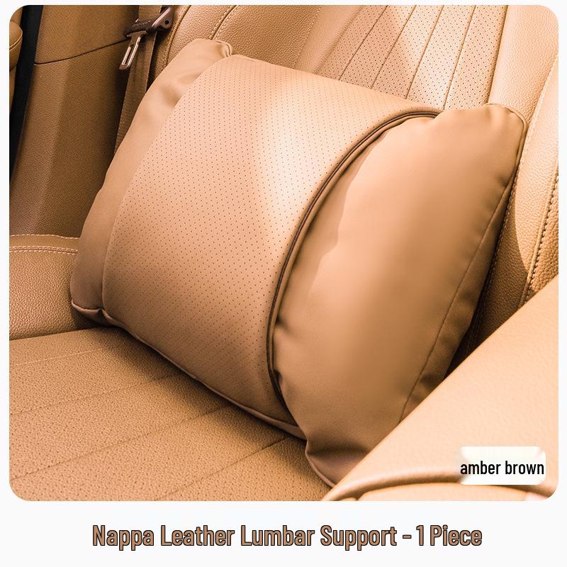 Car Headrest and Lumbar Support Pillow Set