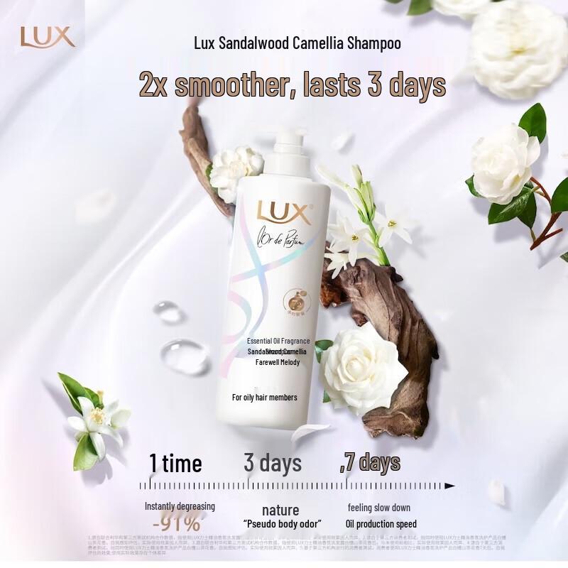 Lux Sandalwood Camellia Essential Oil Shampoo