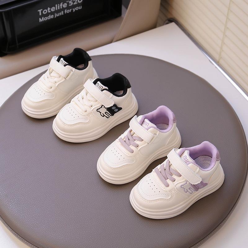Children's Little White Shoes 2025 Spring and Autumn New Korean Version of Girls Board Shoes Boys Casual Sports Shoes Children's Shoes Fashion