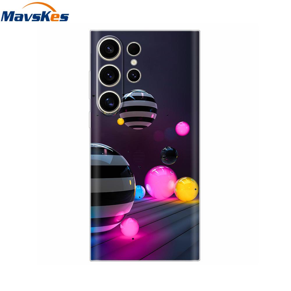 Soft Silicone Case For Samsung Galaxy S25 Ultra Back Cover for Samsung S25 Plus Shockproof Phone Cases for Galaxy S25 Coque Mask