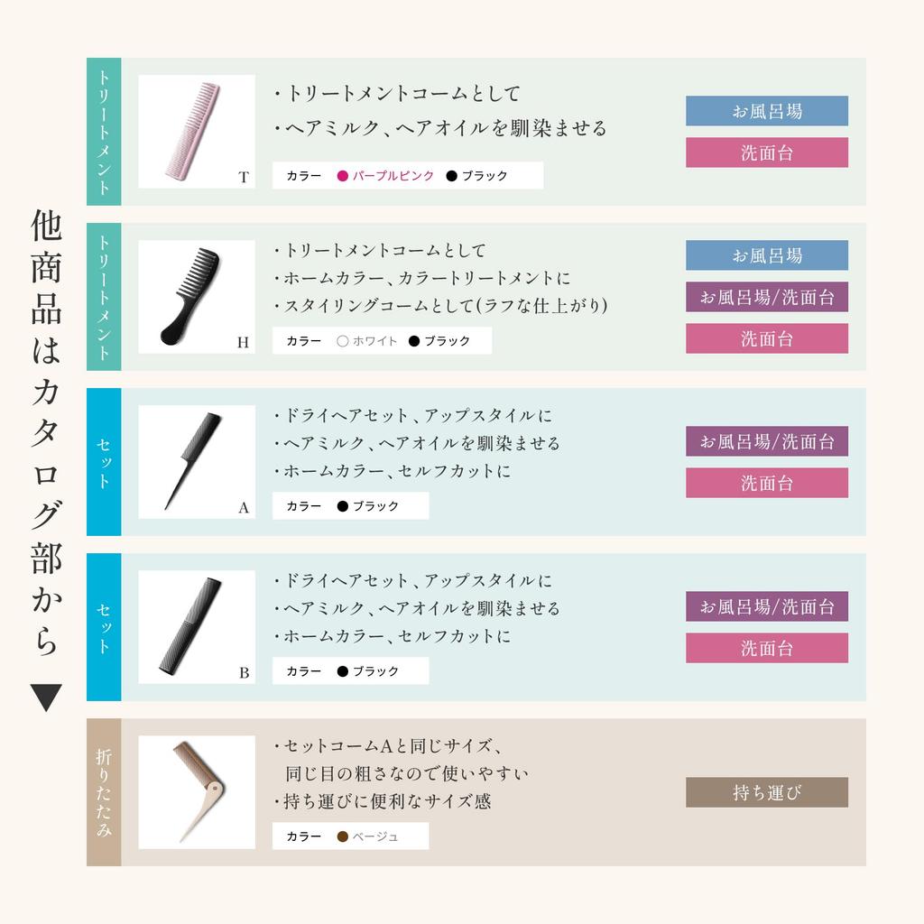 iMii Hair Comb Set in a town renowned for its Includes a treatment coarse and jumbo comb for use Comb Only Women's (Made Japan, Higashi-Osaka,