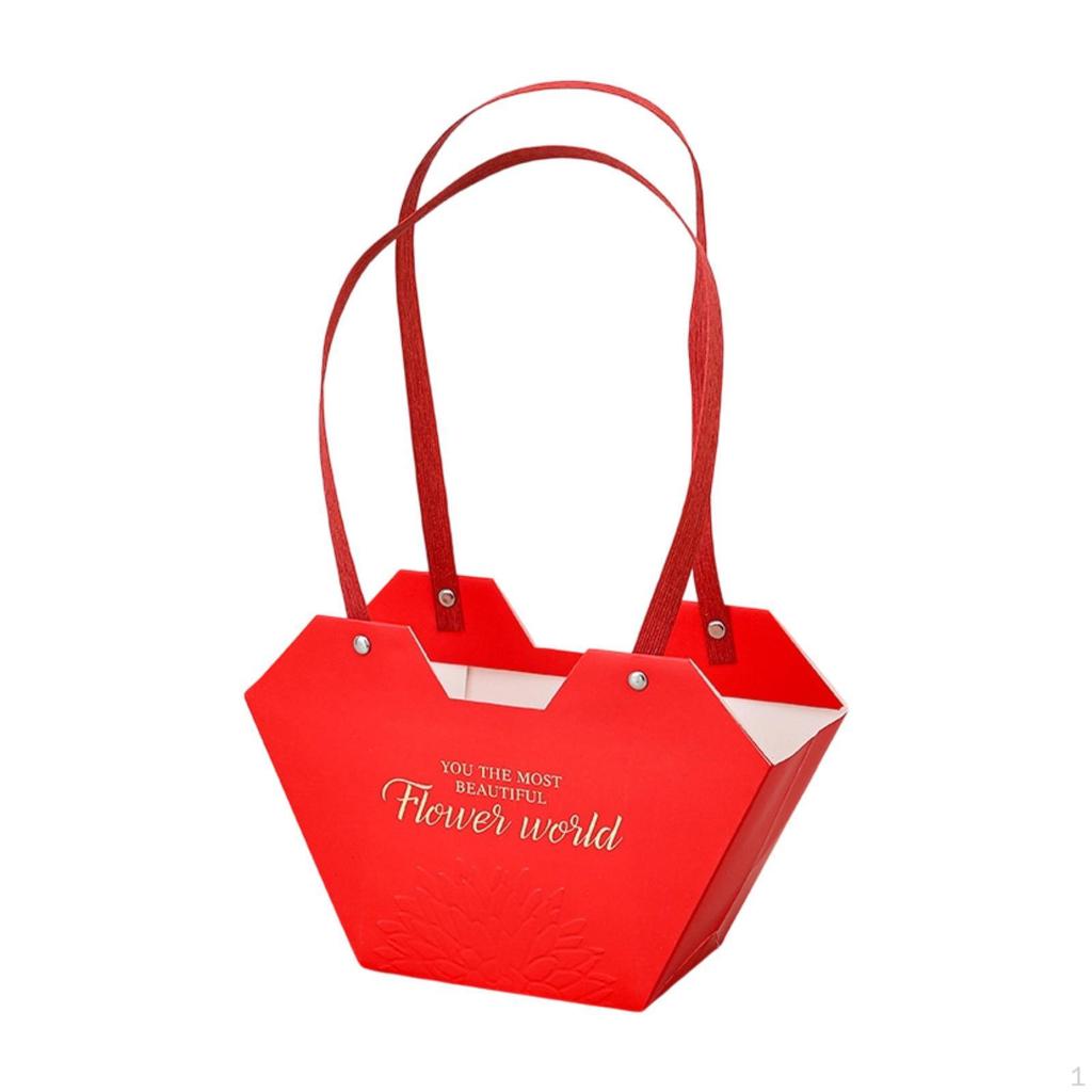 Bouquet Holder, Gift Box, Paper Handbag, Storage Bag, Florist Packaging Material, Stylish for