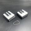 1Pcs Sensory Stress Relief Keychain 3D Printed Mini Piano Keyboard Clicker Fidget Toy Office Desktop Decor Souvenir Gift