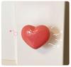 Glossy Heart Toilet Tank Flush Press Button Multi-color Replacement Push Handle Decorative Bathroom Water Flushing Tool