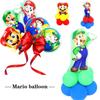 Mario Super Balloons Children Birthday Party Decoration Cartoon Bros Luigi