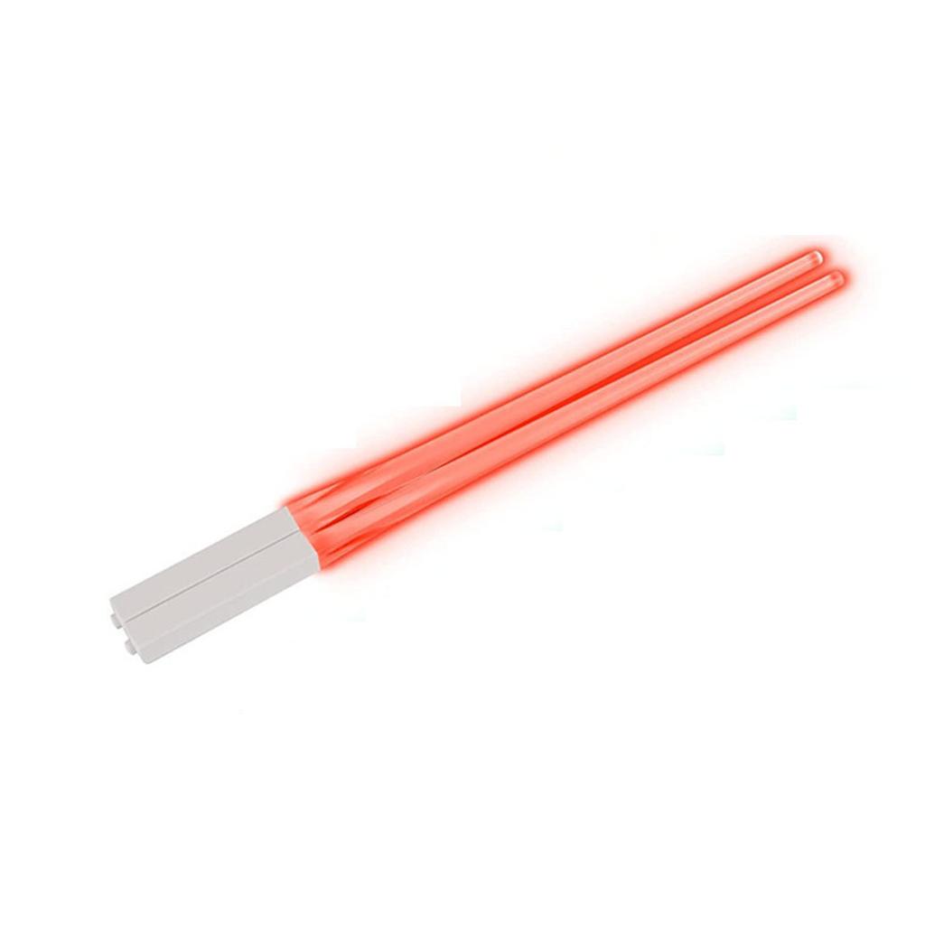 Lightsaber Chopsticks Light Up Party Supplies Cool LED Glowing Chopsticks for Concerts Halloween Birthday Holiday Carnival