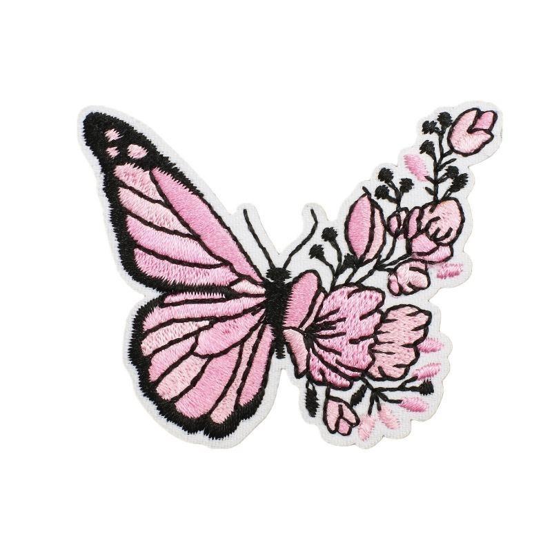 Embroidered Cloth Stickers Denim Hats Embroidered Labels Bows Bags Decorative Patches Stickers